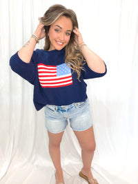 Perfect Fit Flag Sweater