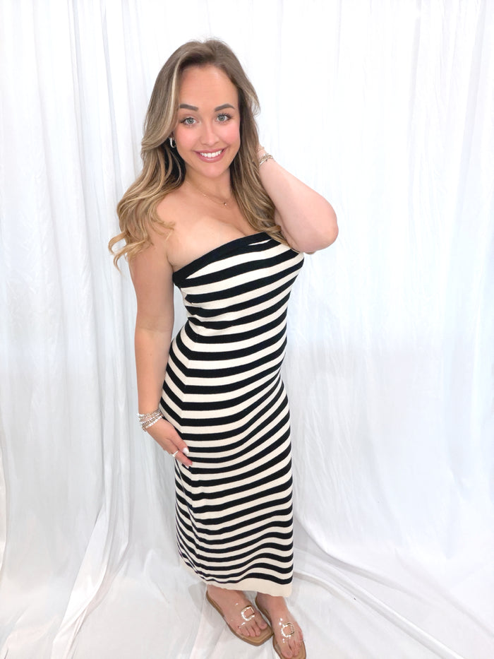 Off & On Maxi Dress