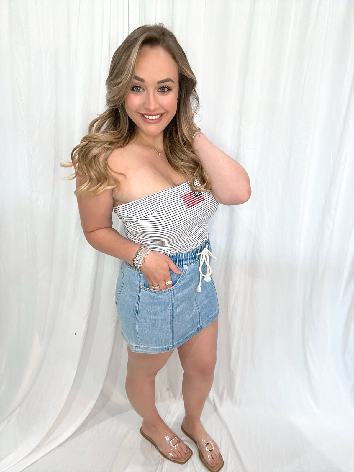 Melina Denim Skirt