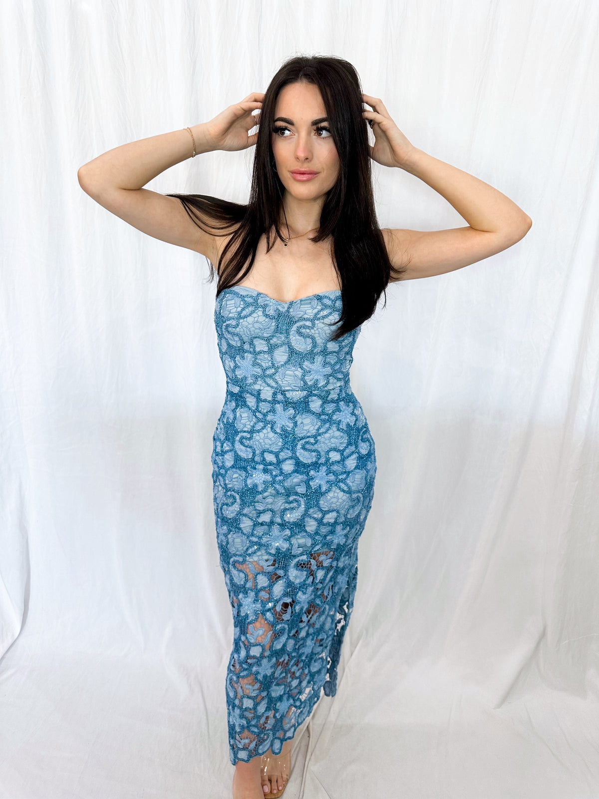 iconic maxi dresses Eileen West The Catalina Iconic Black Cotton Maxi Dress Iconic Black / XXS