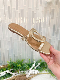 Gia Gold Sandals