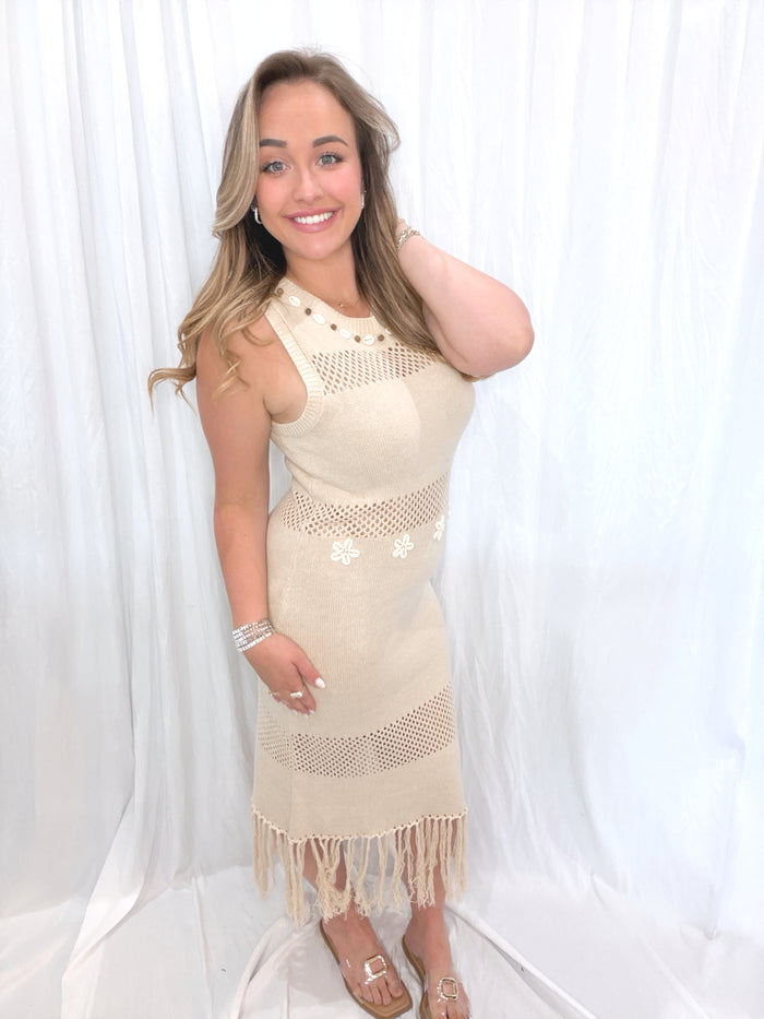 Seaside Soirée Knit Dress