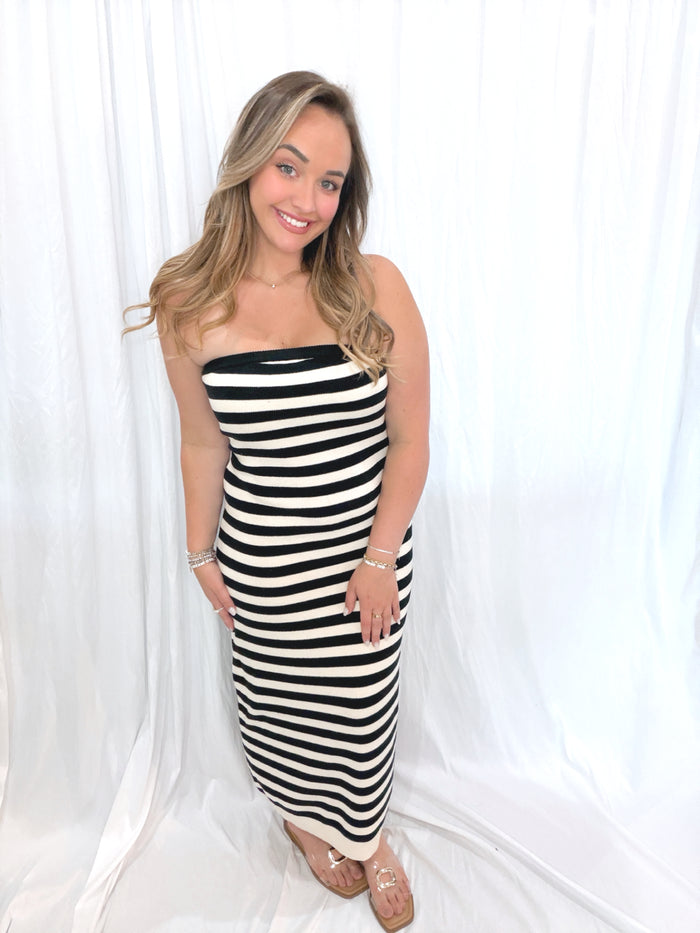 Off & On Maxi Dress