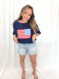 Perfect Fit Flag Sweater