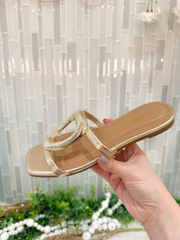 Gia Gold Sandals