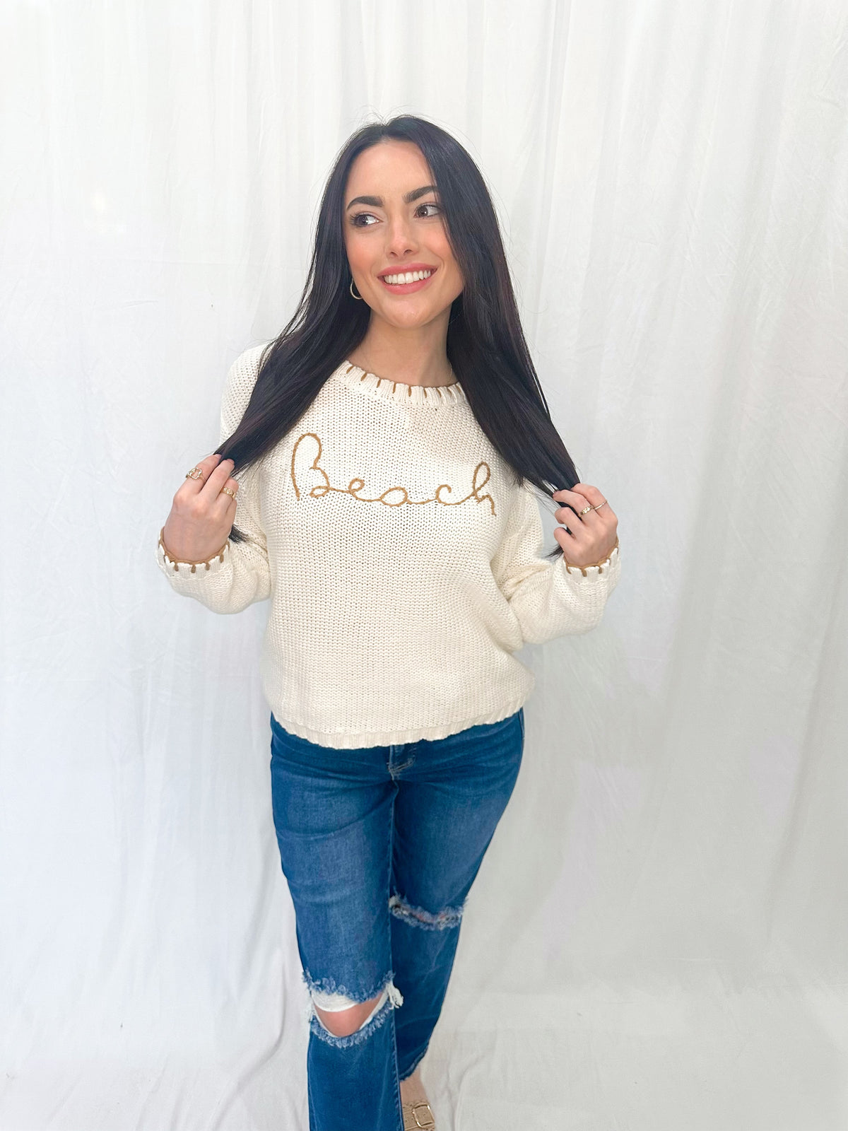 Meet Me At The Beach Crewneck