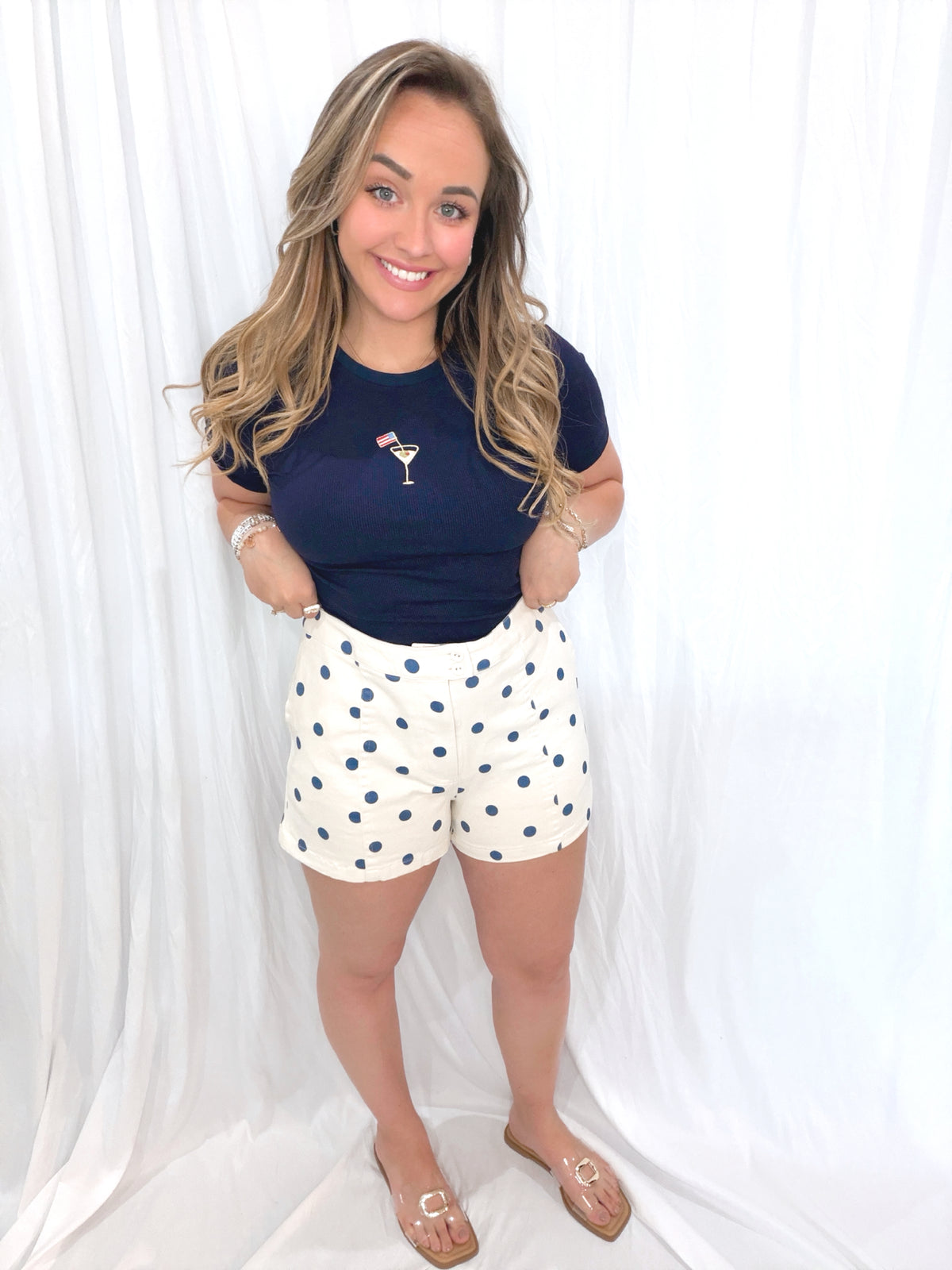 Paisley Polkadot Shorts