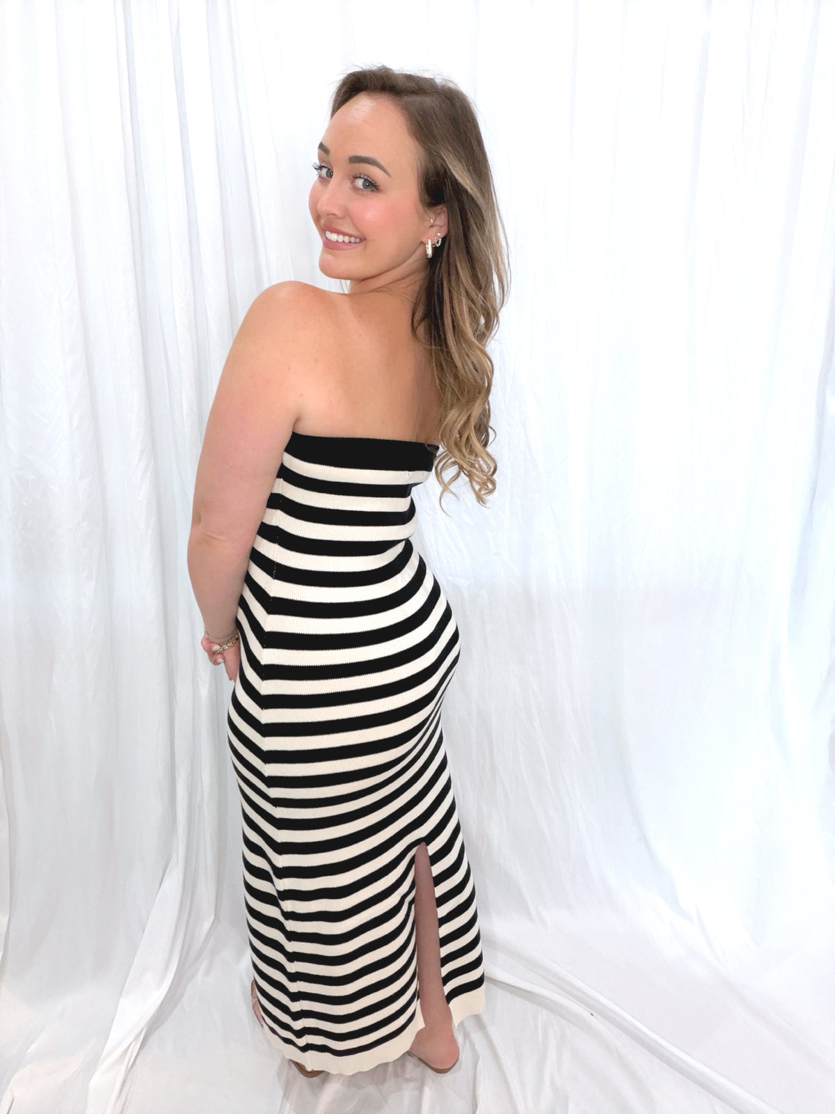 Off & On Maxi Dress