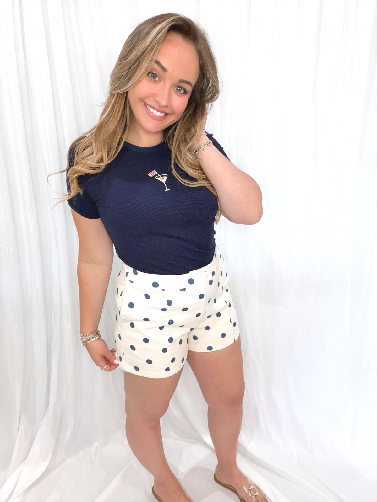 Paisley Polkadot Shorts