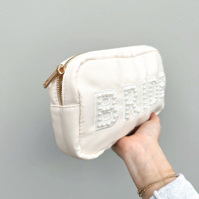 Pearl Bride Make Up Bag