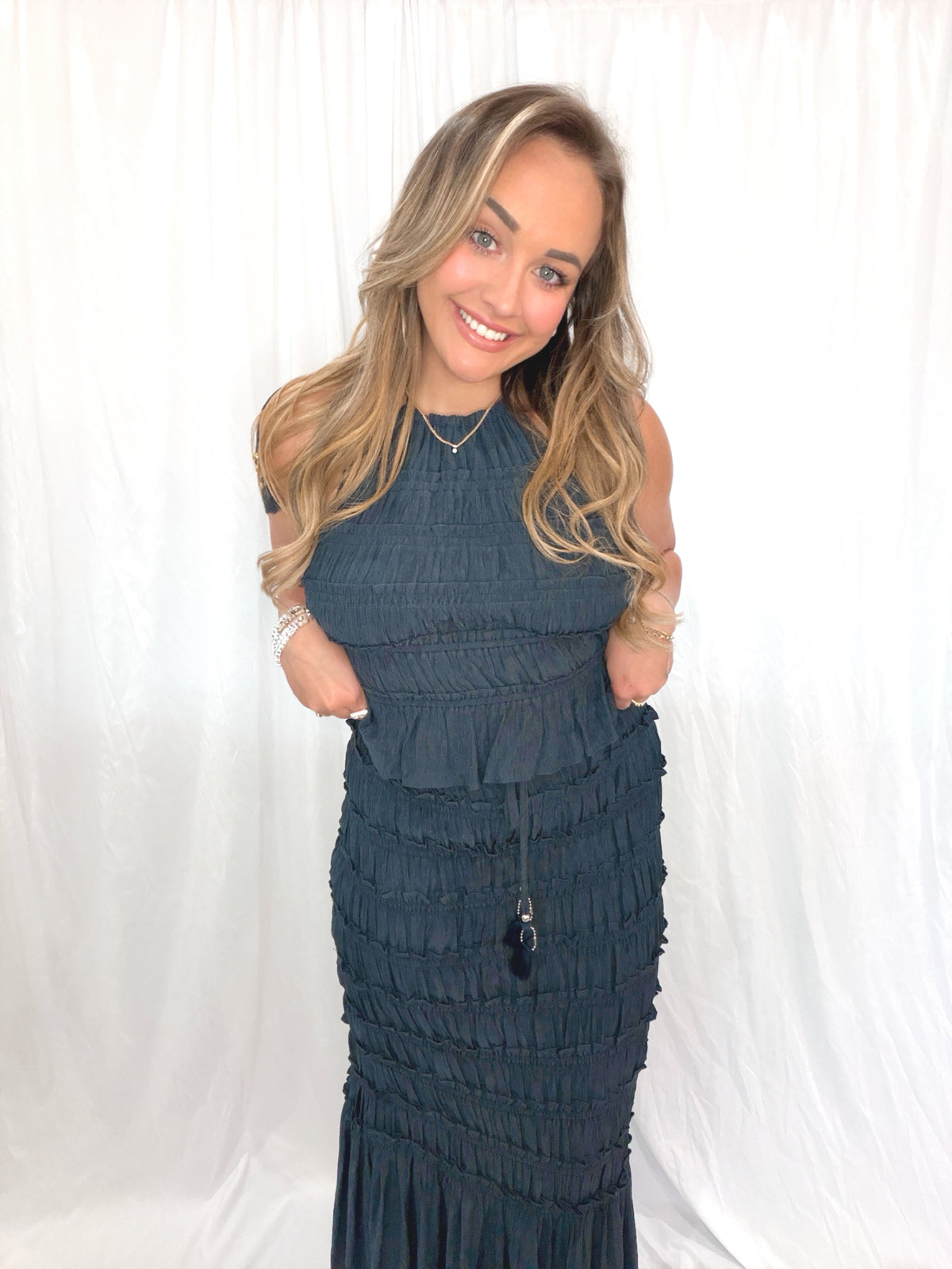 Midnight Moments Skirt Set