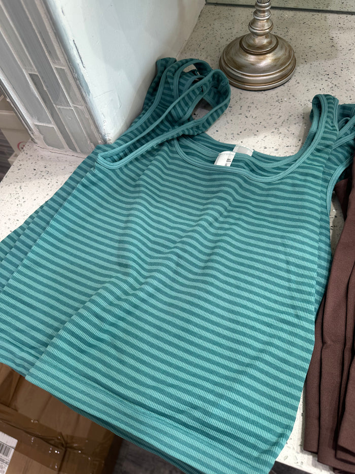 One size Striped Tank