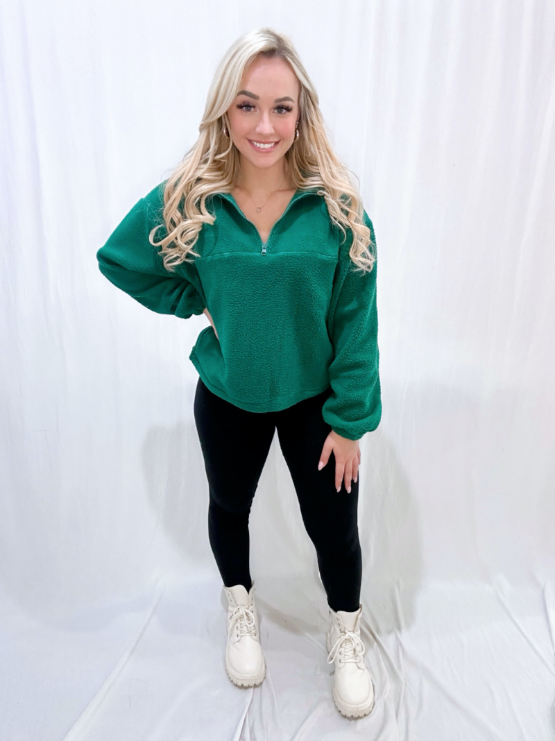 Seasons Greetings Sherpa Pullover